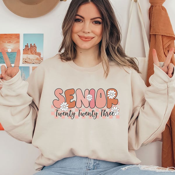 Image of Graduation crewneck sweatshirt, graduation gift