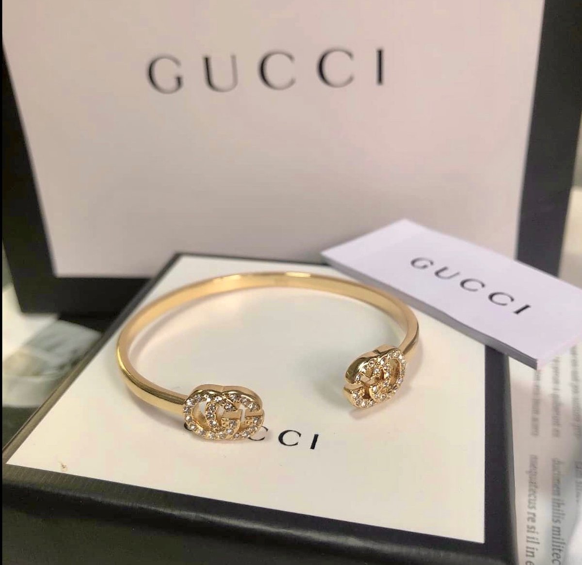 Image of VDAY SALE 💕Auth Preowned Gucci Gold Bracelet 