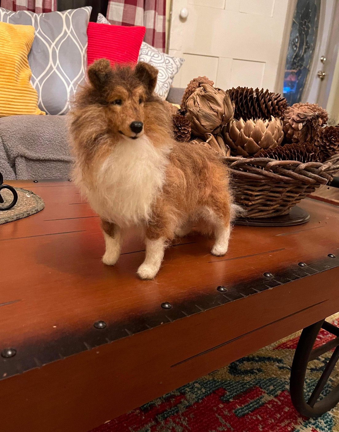 Image of  9" Standing Sheltie/sable,tri or blue merle