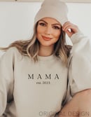 Image 1 of Women's crewneck sweatshirt, Mom gift, Mother's Day, New mom gift, Mom sweatshirt