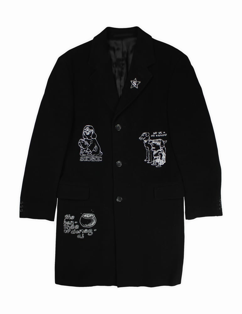 Image of Banshee Cashmere overcoat (Black)