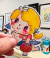 Flower cutie - vinyl sticker