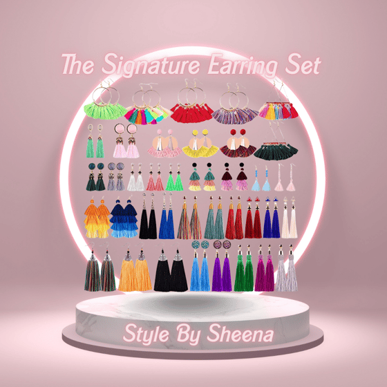 Image of The SXS Collection Signature Earring Set