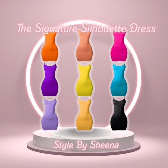 Image of The SXS Collection Signature Silhouette Dress