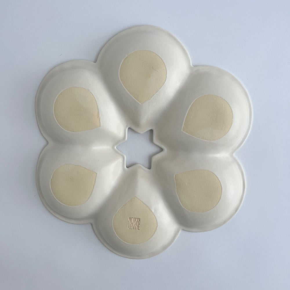 Alabaster Seder Plate