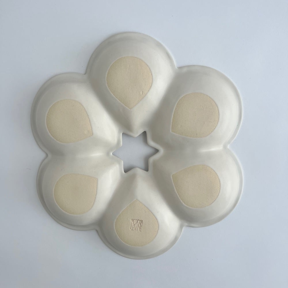 Alabaster Seder Plate Set 1