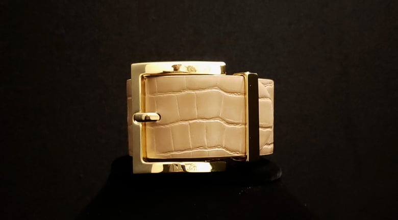 Image of Nude Leather Adjustable Bracelet 