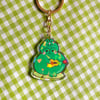 Keychain - Frogs ukulele