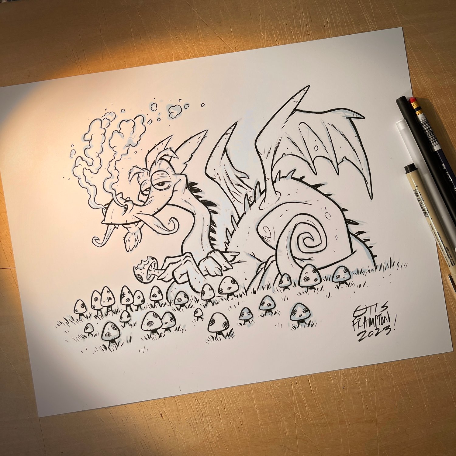 THE DRAGONS OF WESTMARCH: “Groovy” Original Art by Otis Frampton