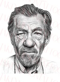 Ian Mckellen - Fine art print