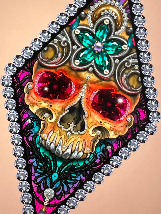 'Dia de los muertos' - Jewelled Sugar Skull 