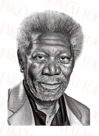Morgan Freeman - Fine art print