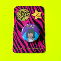 Mystic Meg Button Badge