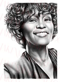 Whitney Houston - Fine art print