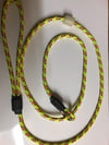 Premium Rope Slip Lead 5mm-Fluro Yellow