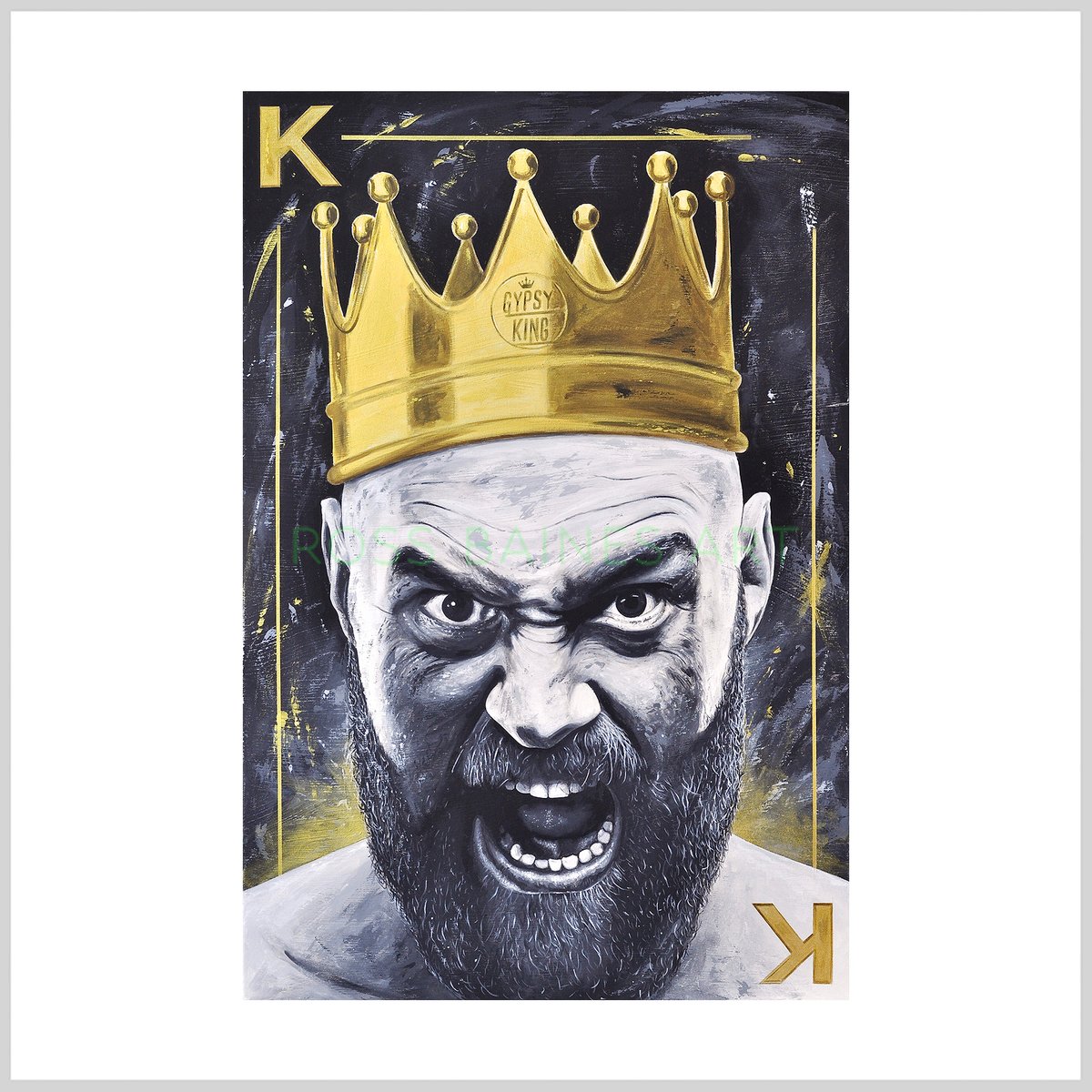 Ross Baines Art — KING OF THE RING - PRINTS