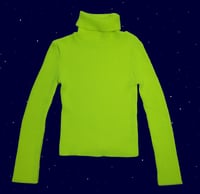 Image 1 of Highlighter turtleneck