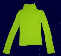 Image 2 of Highlighter turtleneck