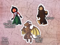 Image 3 of Cute Cryptid 3 in Vinyl Sticker Pack