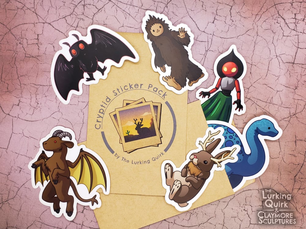 Cute Cryptid 3 in Vinyl Sticker Pack