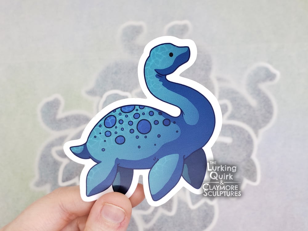 Nessie The Loch Ness Monster- 3 in Vinyl Sticker