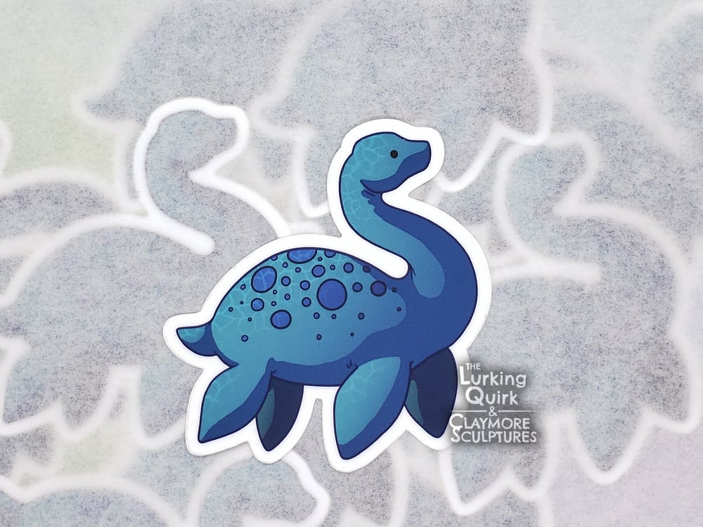 Nessie The Loch Ness Monster- 3 in Vinyl Sticker