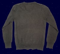 Image 2 of Distressed argyle knit
