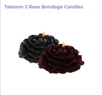 Taboom 2 Rose Bondage Candles