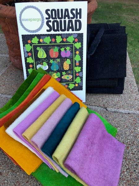 Image of Squash Squad Fabric Kit & Pattern