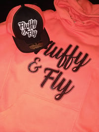 Image 1 of FLUFFY & FLY 🧡🖤🧡 TANGERINE HOODIE & HAT SET