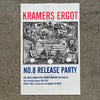 Kramers Ergot 8 Release Party Poster