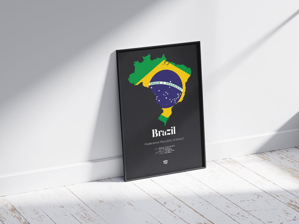 REPÚBLICA FEDERATIVA DO BRASIL / FEDERATIVE REPUBLIC OF BRAZIL - LIMITED EDITION POSTER