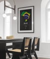 REPÚBLICA FEDERATIVA DO BRASIL / FEDERATIVE REPUBLIC OF BRAZIL - LIMITED EDITION POSTER