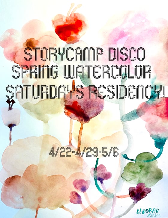 Image of Spring Saturdays Imagining Watercolor Residency April 22 & 29 & May 6