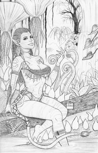 Spring "Pandora" Original Art Merc Cover (Merc Publications)