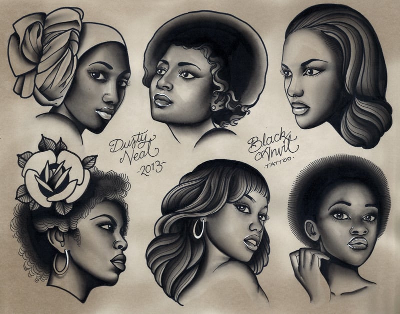 Image of Black Ladyhead reprint