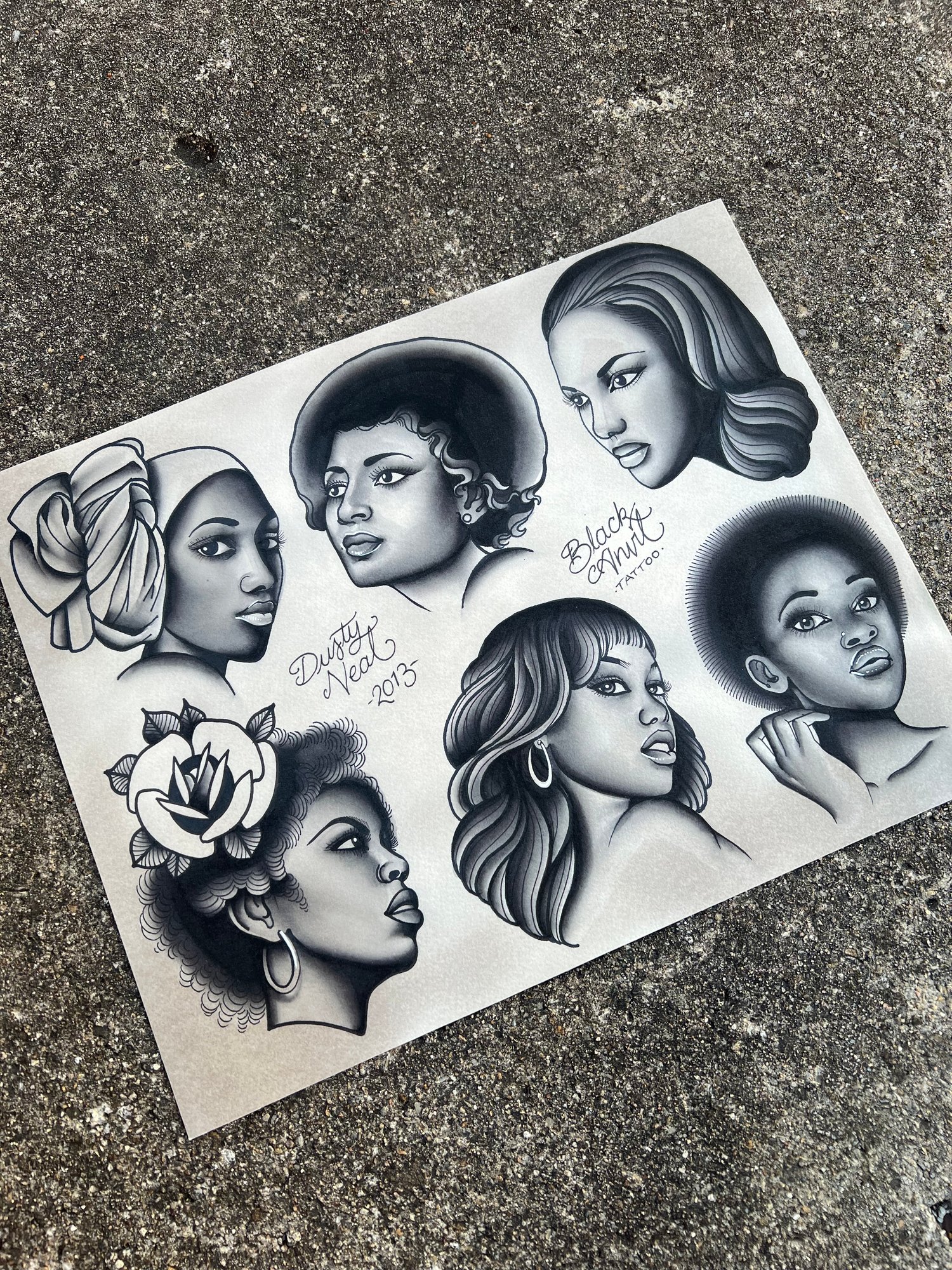 Image of Black Ladyhead reprint