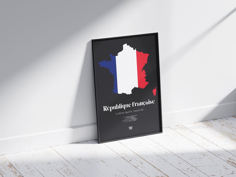 RÉPUBLIQUE FRANÇAISE / FRENCH REPUBLIC / FRANCE - LIMITED EDITION POSTER