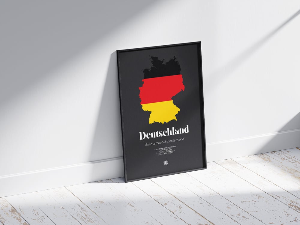 BUNDESREPUBLIK DEUTSCHLAND / FEDERAL REPUBLIC OF GERMANY - LIMITED EDITION POSTER