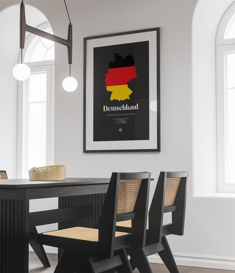 BUNDESREPUBLIK DEUTSCHLAND / FEDERAL REPUBLIC OF GERMANY - LIMITED EDITION POSTER