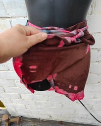 Image 4 of Ubud co ord straight skirt set pink tie dye effect