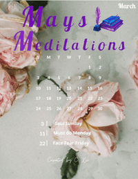 Mays Meditations Chapter Three, March