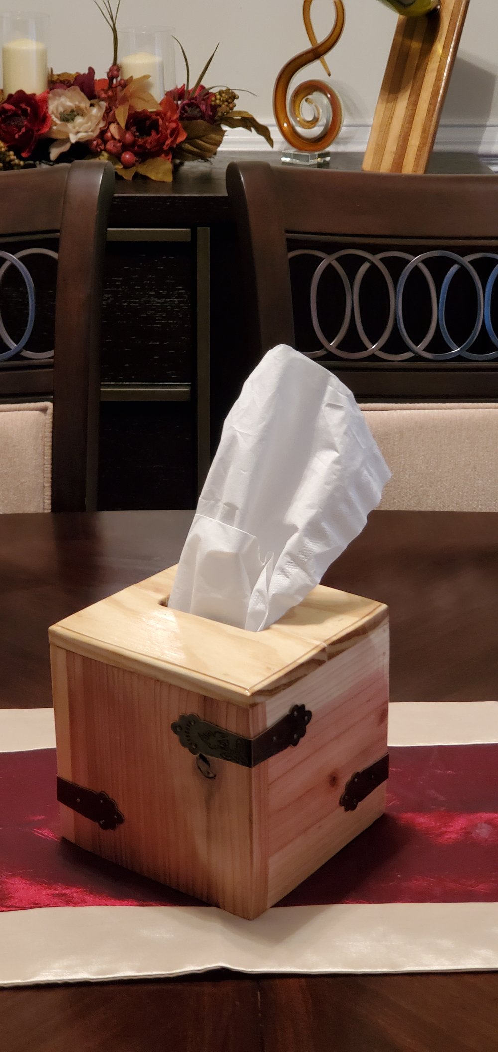 Modern Rustic Tissue Box Cover