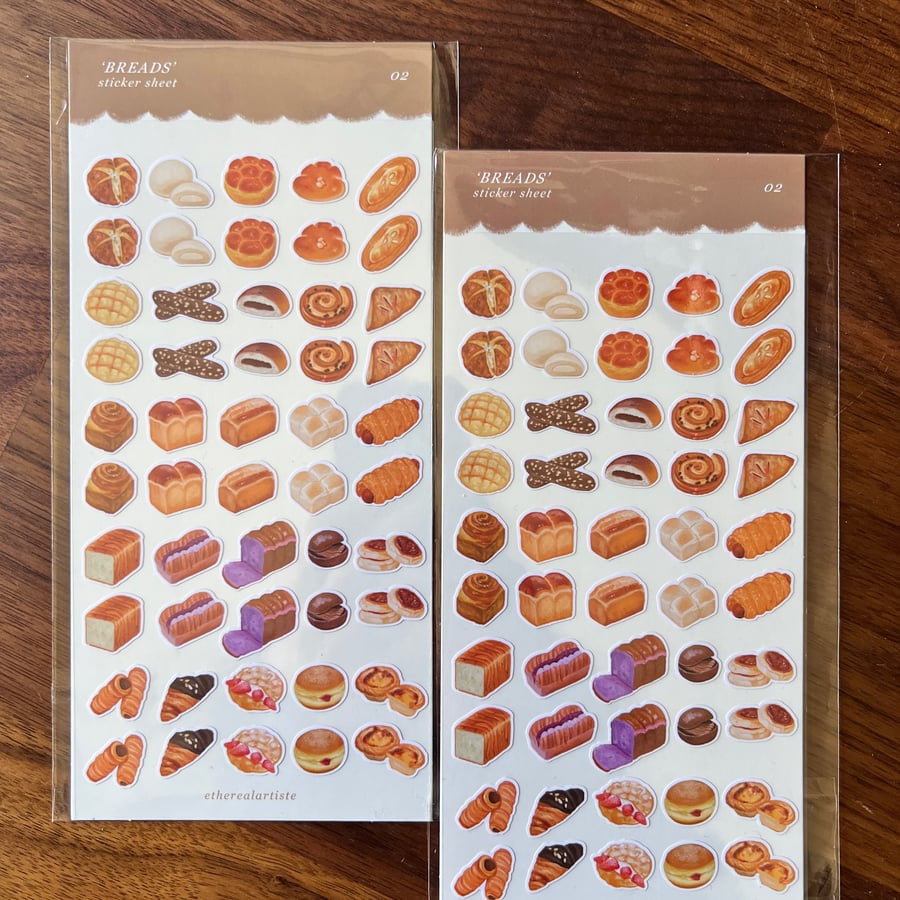 Image of 'Breads' Sticker Sheet