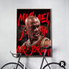 Michael Jordan 23 - NBA Pop Art Poster Print