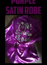 Image 4 of THICK SISTAHS ROCK CUSTOM SATIN ROBES