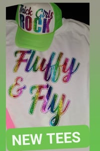 Image 3 of FLUFFY & FLY RAINBOW HAT & TSHIRT SET