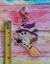 Image 2 of Witchy Mimikyu Acrylic Kaychain