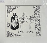 Gin and Goblets (framed in a mount)