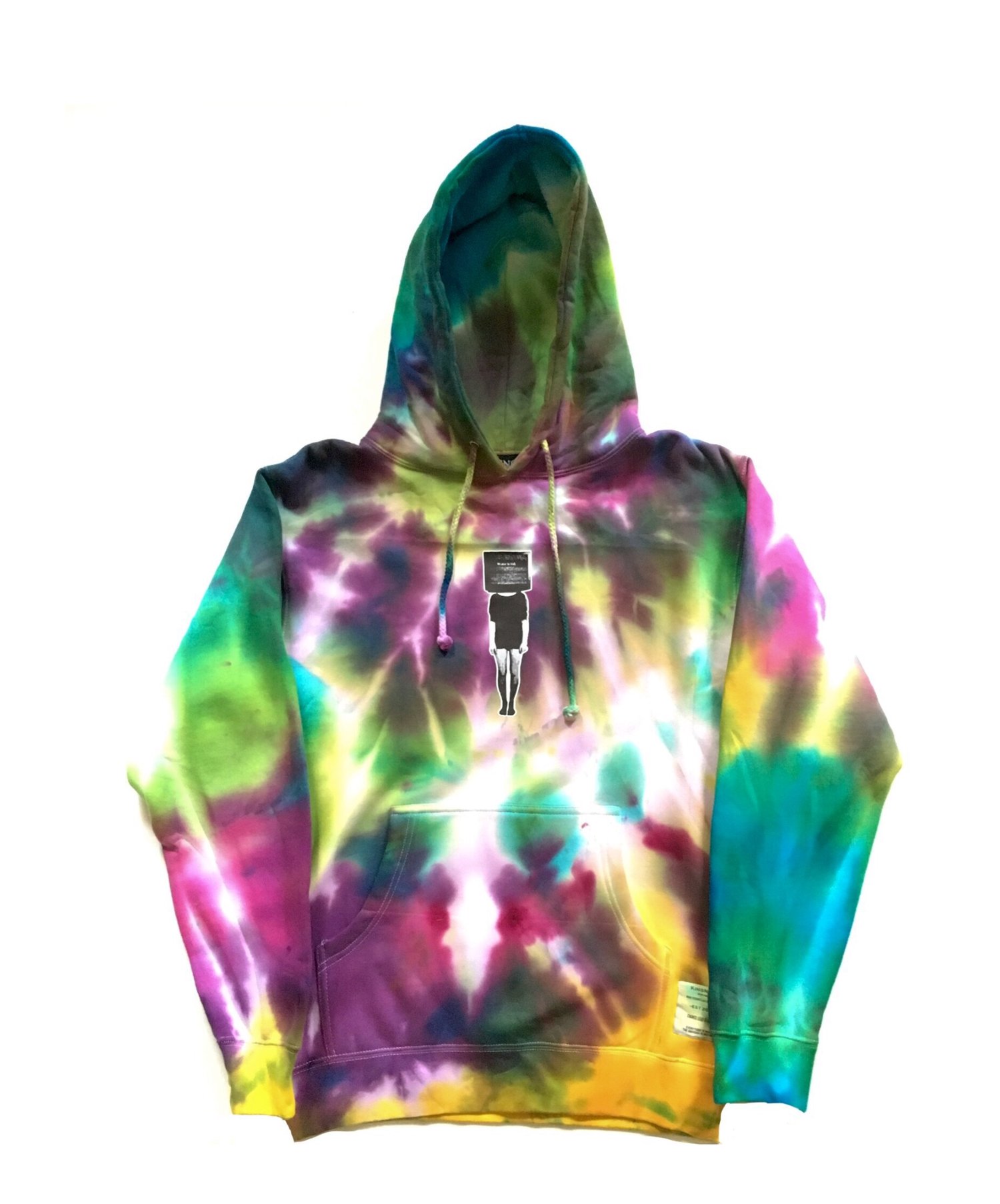Image of KingNYC Tie Dye TV Head Hoodie